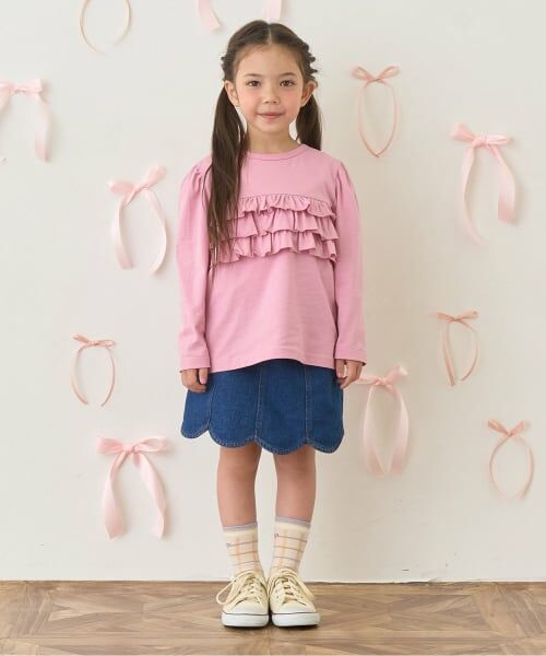 Lycee mine / リセマイン Tシャツ | 【どちらが前でもOK】【ソフトコットン】AラインTシャツ | 詳細27