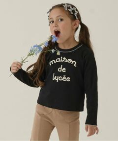 Lycee mine / リセマイン Tシャツ | ピコミシンパターンメッシュトップス