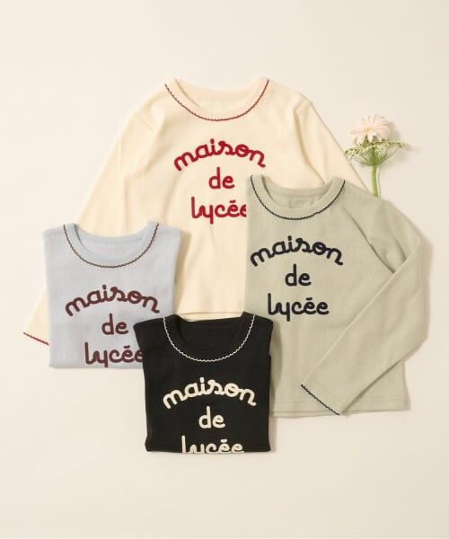 Lycee mine / リセマイン Tシャツ | ピコミシンパターンメッシュトップス | 詳細12