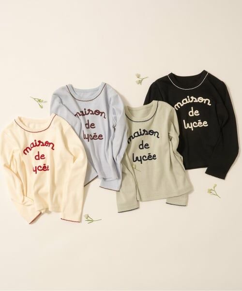 Lycee mine / リセマイン Tシャツ | ピコミシンパターンメッシュトップス | 詳細13