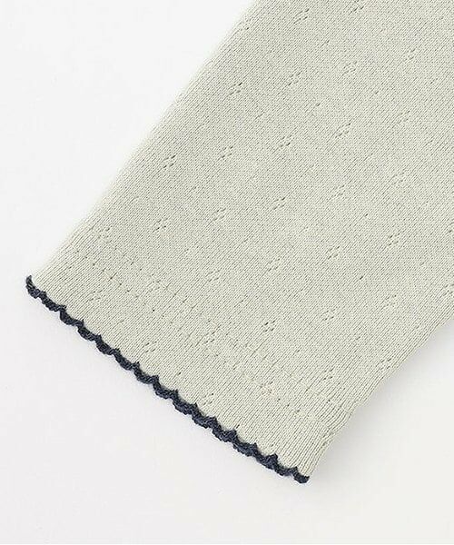 Lycee mine / リセマイン Tシャツ | ピコミシンパターンメッシュトップス | 詳細8