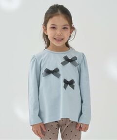 Lycee mine / リセマイン Tシャツ | 【ソフトコットン】アソートリボンモチーフAラインTシャツ