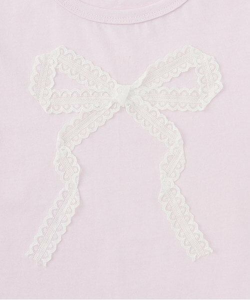 Lycee mine / リセマイン Tシャツ | 【ソフトコットン】アソートリボンモチーフAラインTシャツ | 詳細10