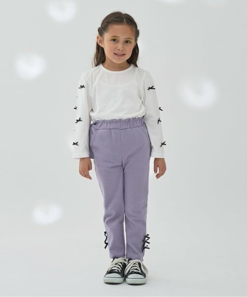 Lycee mine / リセマイン Tシャツ | 【ソフトコットン】アソートリボンモチーフAラインTシャツ | 詳細22