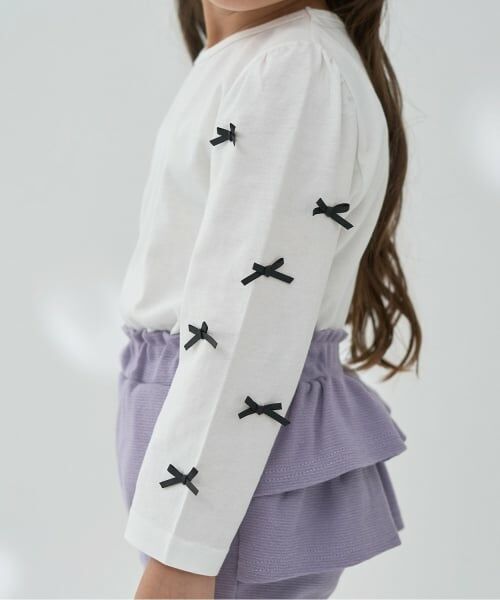 Lycee mine / リセマイン Tシャツ | 【ソフトコットン】アソートリボンモチーフAラインTシャツ | 詳細23