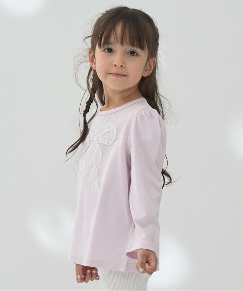 Lycee mine / リセマイン Tシャツ | 【ソフトコットン】アソートリボンモチーフAラインTシャツ | 詳細26