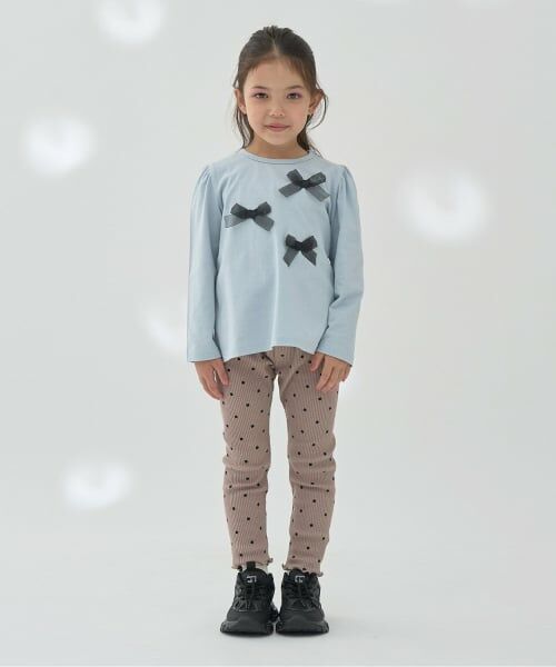 Lycee mine / リセマイン Tシャツ | 【ソフトコットン】アソートリボンモチーフAラインTシャツ | 詳細29