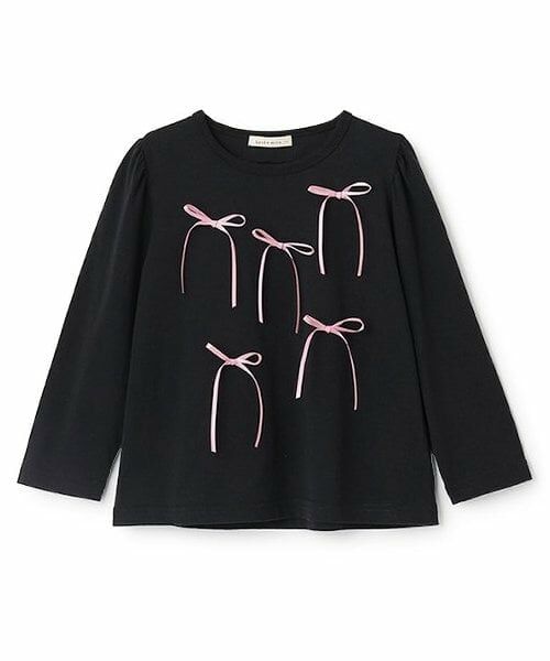 Lycee mine / リセマイン Tシャツ | 【ソフトコットン】アソートリボンモチーフAラインTシャツ | 詳細5