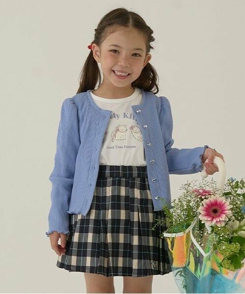 Lycee mine / リセマイン カーディガン・ボレロ | テレコカーディガン（モデレート ブルー）