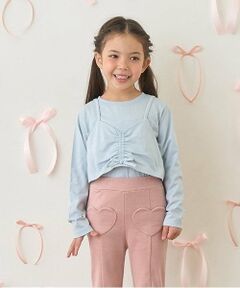 Lycee mine / リセマイン Tシャツ | 【ソフトコットン】ミニキャミ&シンプルTシャツセット