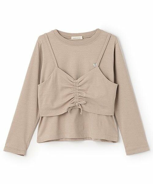 Lycee mine / リセマイン Tシャツ | 【ソフトコットン】ミニキャミ&シンプルTシャツセット | 詳細1