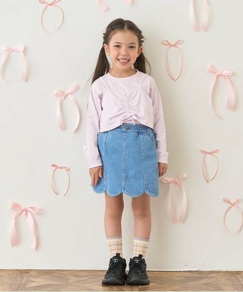 Lycee mine / リセマイン Tシャツ | 【ソフトコットン】ミニキャミ&シンプルTシャツセット | 詳細18