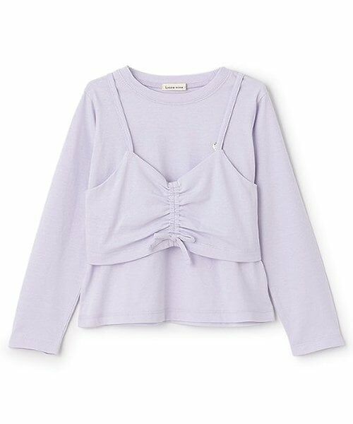 Lycee mine / リセマイン Tシャツ | 【ソフトコットン】ミニキャミ&シンプルTシャツセット | 詳細5