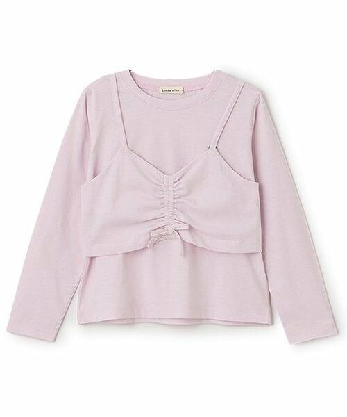 Lycee mine / リセマイン Tシャツ | 【ソフトコットン】ミニキャミ&シンプルTシャツセット | 詳細6