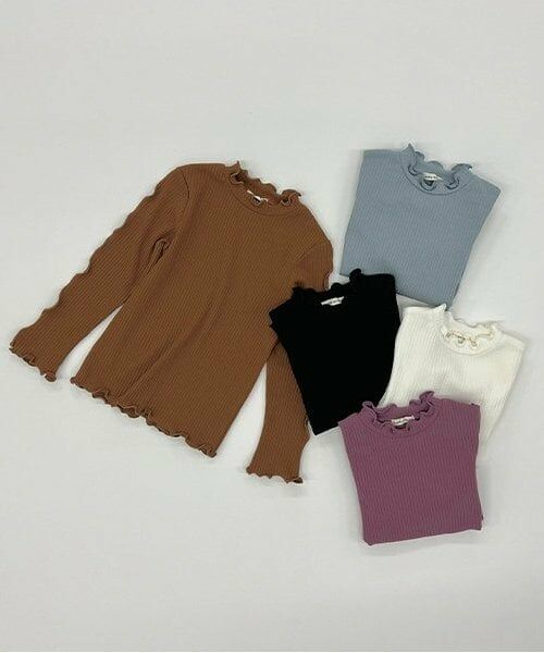 Lycee mine / リセマイン Tシャツ | テレコタートルネック | 詳細11