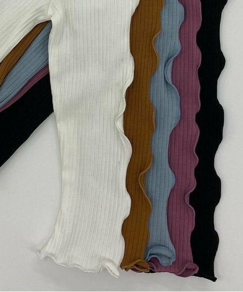 Lycee mine / リセマイン Tシャツ | テレコタートルネック | 詳細12