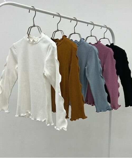 Lycee mine / リセマイン Tシャツ | テレコタートルネック | 詳細13