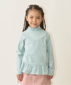 Lycee mine / リセマイン Tシャツ | ペプラム裾ギャザータートルネック