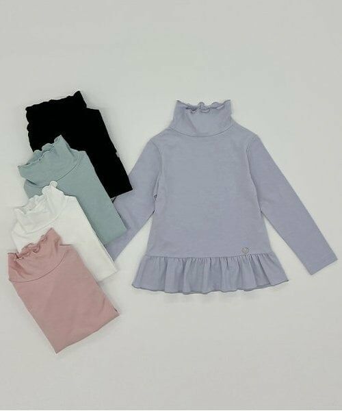 Lycee mine / リセマイン Tシャツ | ペプラム裾ギャザータートルネック | 詳細14