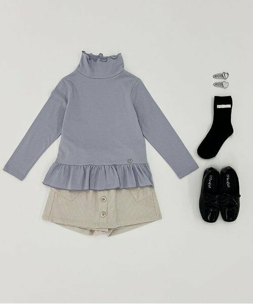 Lycee mine / リセマイン Tシャツ | ペプラム裾ギャザータートルネック | 詳細17