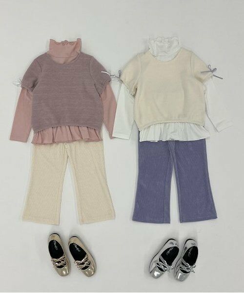 Lycee mine / リセマイン ダウンジャケット・ベスト | ふわふわ起毛半袖トップス | 詳細15