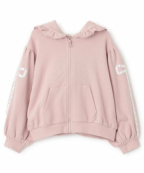 Lycee mine / リセマイン パーカー | 【セットアップ可】【毛玉バイバイ裏毛】リボンラインフルジップパーカ | 詳細2