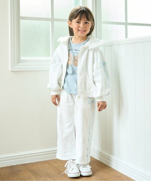 Lycee mine / リセマイン パーカー | 【セットアップ可】【毛玉バイバイ裏毛】リボンラインフルジップパーカ | 詳細24