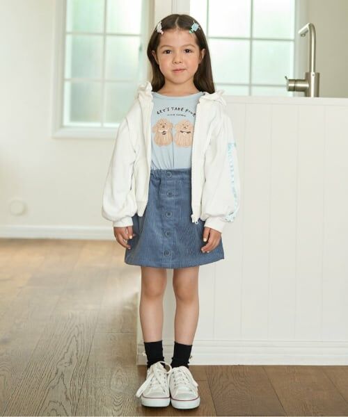 Lycee mine / リセマイン パーカー | 【セットアップ可】【毛玉バイバイ裏毛】リボンラインフルジップパーカ | 詳細25