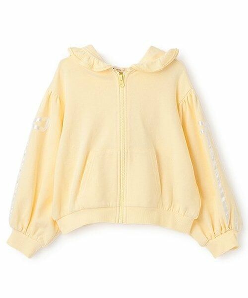 Lycee mine / リセマイン パーカー | 【セットアップ可】【毛玉バイバイ裏毛】リボンラインフルジップパーカ | 詳細3