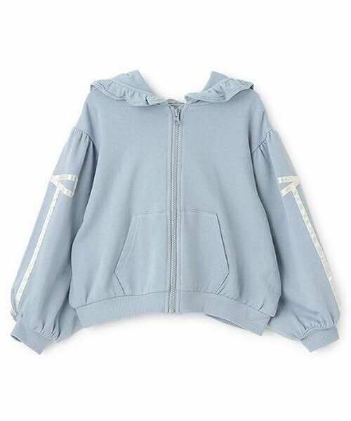 Lycee mine / リセマイン パーカー | 【セットアップ可】【毛玉バイバイ裏毛】リボンラインフルジップパーカ | 詳細6