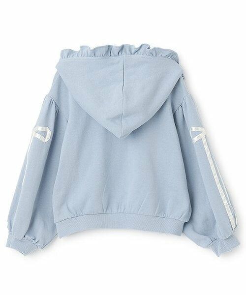 Lycee mine / リセマイン パーカー | 【セットアップ可】【毛玉バイバイ裏毛】リボンラインフルジップパーカ | 詳細7