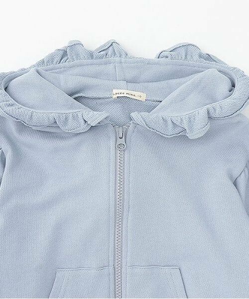 Lycee mine / リセマイン パーカー | 【セットアップ可】【毛玉バイバイ裏毛】リボンラインフルジップパーカ | 詳細8