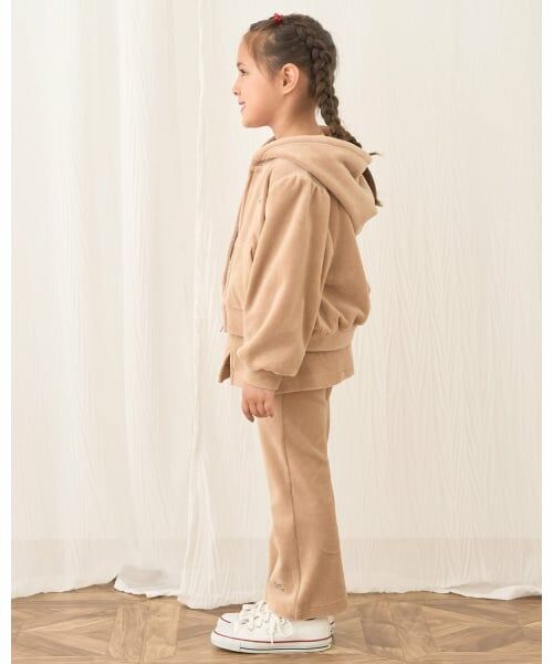 Lycee mine / リセマイン パーカー | 【もっちりベロア】【セットアップ可】ギャザースリーブジップパーカ | 詳細22