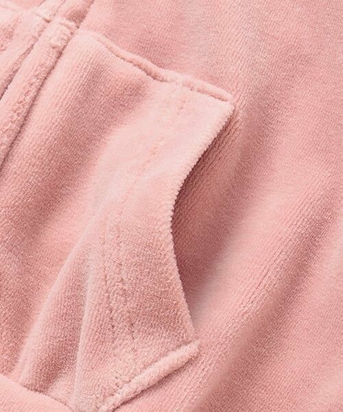 Lycee mine / リセマイン パーカー | 【もっちりベロア】【セットアップ可】ギャザースリーブジップパーカ | 詳細9