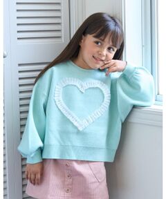 Lycee mine / リセマイン ニット・セーター | 【マシュマロみたいな着心地】【マシンウォッシャブル】ハート・リボンアソートモチーフセーター