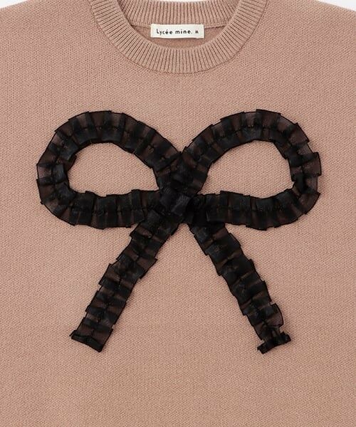 Lycee mine / リセマイン ニット・セーター | 【マシュマロみたいな着心地】【マシンウォッシャブル】ハート・リボンアソートモチーフセーター | 詳細10