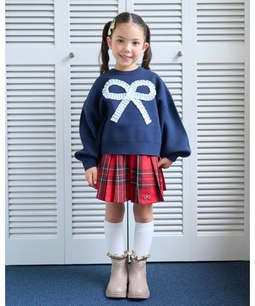 Lycee mine / リセマイン ニット・セーター | 【マシュマロみたいな着心地】【マシンウォッシャブル】ハート・リボンアソートモチーフセーター | 詳細28