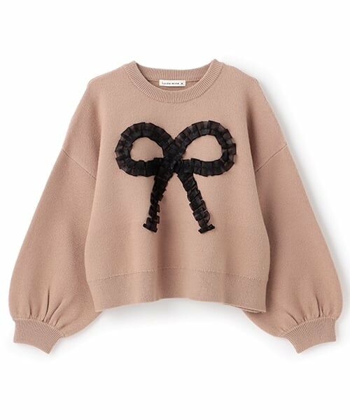 Lycee mine / リセマイン ニット・セーター | 【マシュマロみたいな着心地】【マシンウォッシャブル】ハート・リボンアソートモチーフセーター | 詳細6