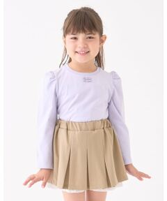 Lycee mine / リセマイン Tシャツ | 【Lycee mine バレエシリーズ】パワーショルダーリボン付きトップス