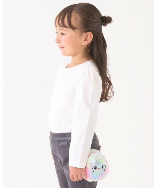 Lycee mine / リセマイン Tシャツ | 【Lycee mine バレエシリーズ】パワーショルダーリボン付きトップス | 詳細15