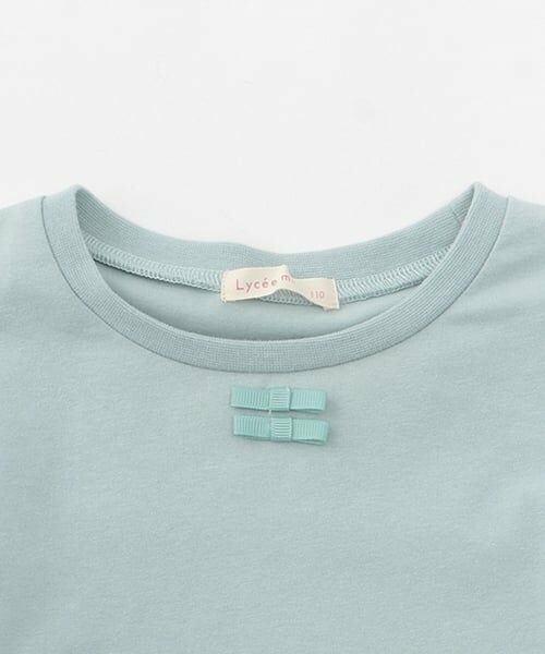 Lycee mine / リセマイン Tシャツ | 【Lycee mine バレエシリーズ】パワーショルダーリボン付きトップス | 詳細9