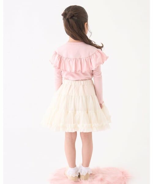 Lycee mine / リセマイン Tシャツ | 【Lycee mine バレエシリーズ】ラウンドフリルパール付きトップス | 詳細18