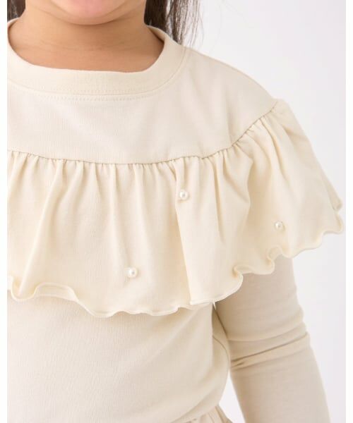 Lycee mine / リセマイン Tシャツ | 【Lycee mine バレエシリーズ】ラウンドフリルパール付きトップス | 詳細23