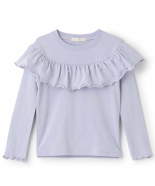 Lycee mine / リセマイン Tシャツ | 【Lycee mine バレエシリーズ】ラウンドフリルパール付きトップス | 詳細3