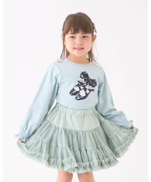 Lycee mine / リセマイン Tシャツ | 【Lycee mine バレエシリーズ】アソートプリントトップス（ミント）