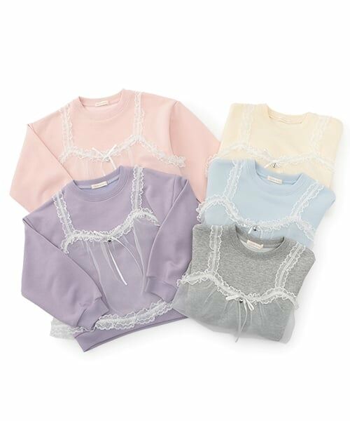 Lycee mine / リセマイン スウェット | 【Lycee mine バレエシリーズ】キャミドッキンクスウェット | 詳細12