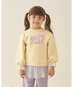 Lycee mine / リセマイン スウェット | 【Lycee mine バレエシリーズ】袖口レーススウェット