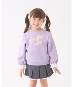 Lycee mine / リセマイン スウェット | 【Lycee mine バレエシリーズ】袖口レーススウェット