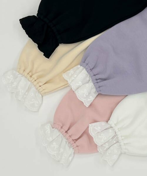 Lycee mine / リセマイン スウェット | 【Lycee mine バレエシリーズ】袖口レーススウェット | 詳細14