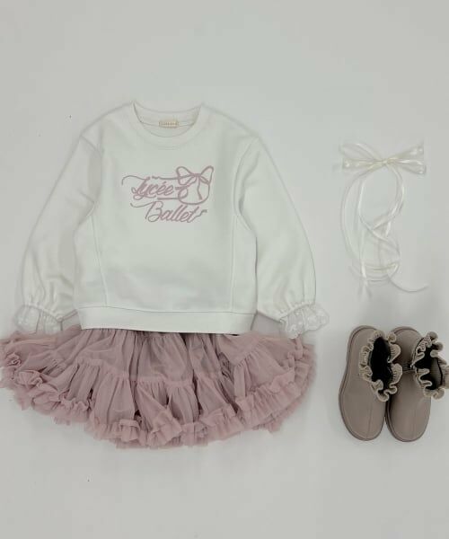 Lycee mine / リセマイン スウェット | 【Lycee mine バレエシリーズ】袖口レーススウェット | 詳細15